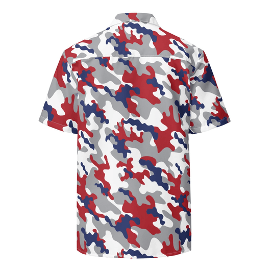 USA Camo Patriotic Hawaiian Shirt